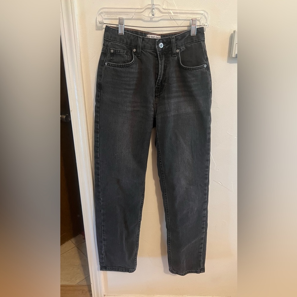 Free People High Rise Straight Leg Jean Size 24